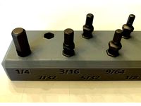 UFS-107 1/4" Hex Bit Holder - Inch / Imperial Sizes by UncleFrankSays