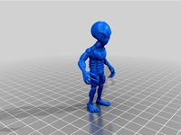 STARGRAVE Gaunch Grey Alien scifi Miniature for Tabletop Gaming by Obsidian_Prime