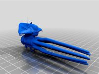 No Man's Sky - Squid Exotic Ship - FIXED TENTICLES by Manicminersyt