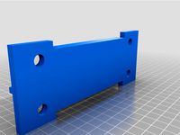 Dance pad aluminum extrusion FSR bracket by Mikevisc
