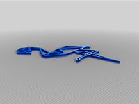 Flamingo Geometric wall art 2d by PrinttX