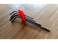 Clips for allen keys Prusa i3 MK3 by Mi3Dke