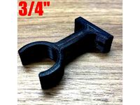 3/4" PVC Pipe Standard Mount Clip by PHOENlX