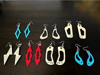 Laser Cut Earring Set by jchun444