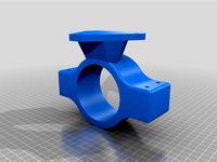 Pipe mount for Vertical Axis Wind Turbine (VAWT) made by @Valcrow by STH01