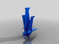 No Man's Sky Tri-Wing Exotic Ship - WINGS FOLDED by Manicminersyt