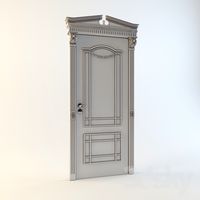 door with a patina