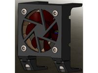 HP_Smart_Array_P420_Fan_Holder V3 for HP GEN8 Microserver by Konstrukti