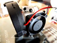 40mm E3Dv6 fan duct and mount piece for Marty Rice's direct drive extruder by N_Mi
