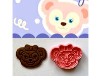 DUFFY AND FRIENDS - Shellie May BEAR COOKIE CUTTER STAMP by elke_gunawan