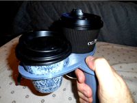 Coffee cup holder and carry by greedolives