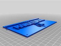 Mandalorian name plaque by Seand006