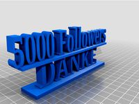 5000 FOLLOWERS by DirksBastelbude