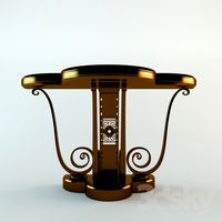 Fashioned of bronze table