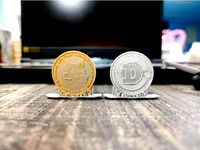 Doge coin to the moon - cryptocurrency by ViseStudio