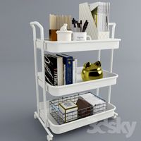 Decorative set on the shelf
