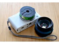 Micro 4/3 Body Cap Lens using Fujifilm Quicksnap Flash lens with Simple Helicoid by likangning