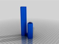 Gel Blaster Airsoft 11.1v battery Case for M4 style Butt Stocks by gravelsandwich