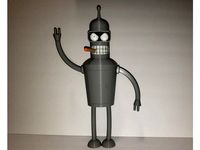 Bender Bending Rodriguez from Futurama Model by angrysquirrel