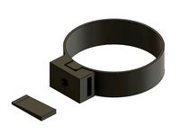 Fixation de tube PVC 40mm avec collier rilsan ou vis. by gerydiverchy