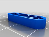 LEGO Medium Beam 3 x 0.5 with Axle Hole each end by CalinOlsen