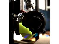 minimalistic 5020 blower fan mount for MicroSwiss DD by skullcarving