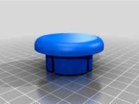 Ground Spike bung / plug 38mm  for parasol or washing line by RogerDonoghue