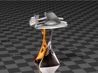 Miniature Vice - pokal sculpture, molten, baked by Syzguru11