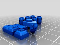 Mecha parts for MF0 (Mobile Frame 0) by Madnessinabottle