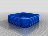 5.5in Square-Deco Tray (for plants, dice, pet dish, etc) by towerdweller