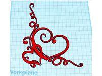 Wall Art (Hearts 'n' swirls) by rkxone