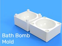 Bath Bomb Mold by CalinOlsen