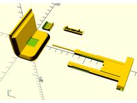 hyndai i20 parametric extension and usb c adapter for orginal cell phone holder by pupomaker