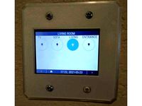OpenHASP Dual Gang Smart 3.5" Touchscreen Switch by Lbarrosoneto