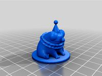 Fred The Frog but hes also a clown with base by DeadlyKitten