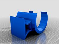 Hair Dryer Holder (top mounted) by conradwee