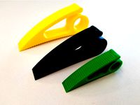 Wedge locking the door by ombre-gringo