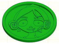 Moneda Fallera calavera 2 by isaacotazo