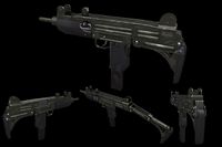 Uzi 9MM Animated Game Ready Asset
