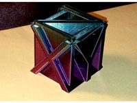 40mm XYZ calibration cube by ArdvarkMadman