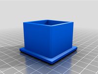 End Cap 50x50 To fit 42mm Square Tube ID by Bagage