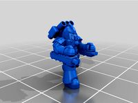 Heavy Space Marine Warhammer Epic Traveller 15mm Sci-fi by darkgref