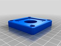 Nema 23 to Nema 17 conversion plate adapter by Fintech