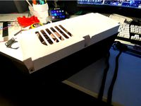 CR-10 V2 Control box extension support 92mm fan by Achocho