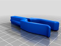 Bow and string clip for a bowstand by Kageken