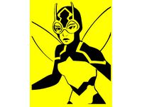 DC Bumblebee stencil by Longquang