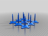 Thread spool holder for sewing (3x3 with square shaped elements) by theo2042