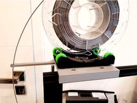 Halter Filamentrolle mit Filamentführung Ender 3 V2 by s3r1alz