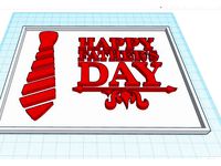 Fathers Day Plaque (Tie) by rkxone