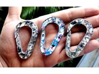Carabiner Laser Cut Precious Plastic Remix by DINALAB